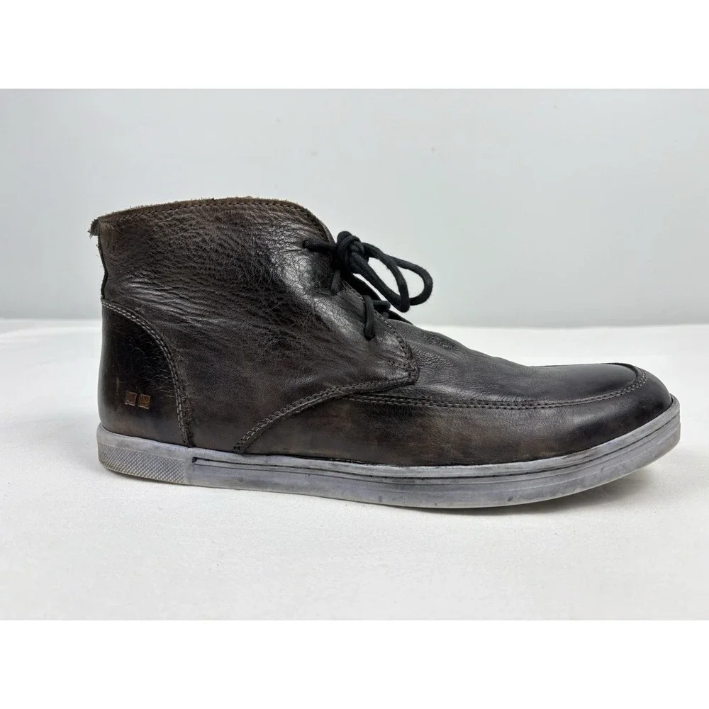 Bed Stu Duke II F437514 Gray Distressed Leather Chukka Boots Men's 11M EUC